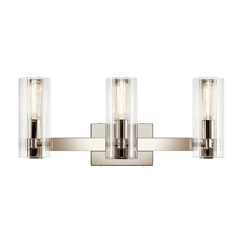 Kichler 55168 Jemsa 3-lt 23" Vanity Light-Polished Nickel
