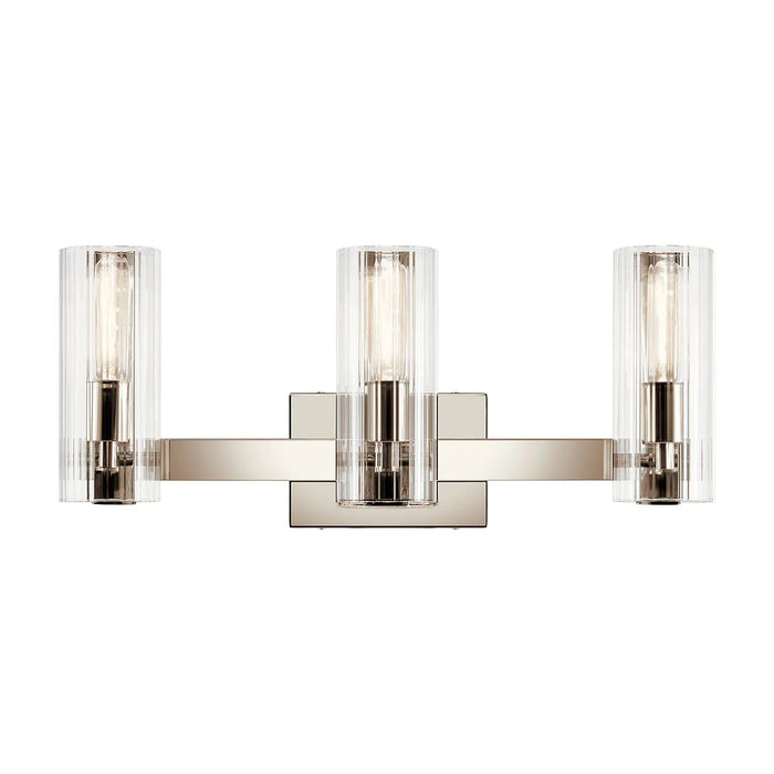 Kichler 55168 Jemsa 3-lt 23" Vanity Light-Polished Nickel