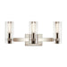 Kichler 55168 Jemsa 3-lt 23" Vanity Light-Polished Nickel