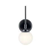 Kichler 55170 Benno 1-lt 14" Tall Wall Sconce-Black