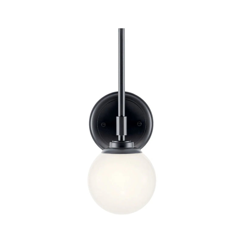 Kichler 55170 Benno 1-lt 14" Tall Wall Sconce-Black