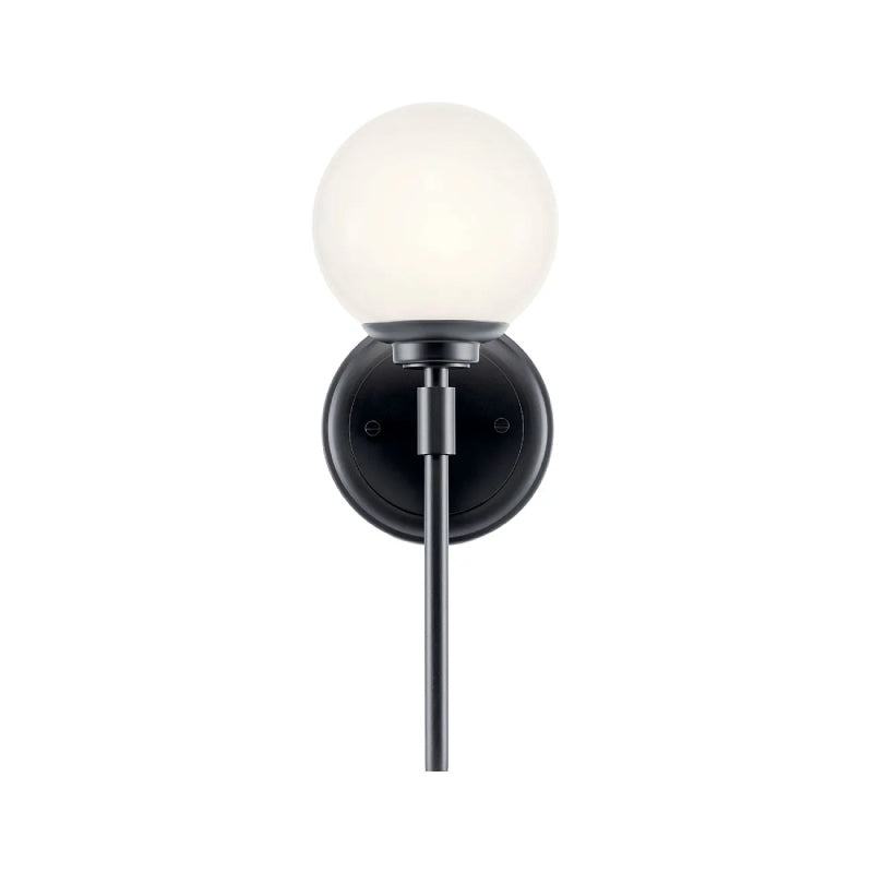 Kichler 55170 Benno 1-lt 14" Tall Wall Sconce-Black