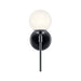 Kichler 55170 Benno 1-lt 14" Tall Wall Sconce-Black