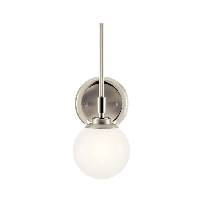 Kichler 55170 Benno 1-lt 14" Tall Wall Sconce-Polished Nickel