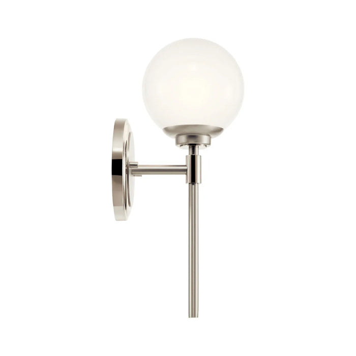 Kichler 55170 Benno 1-lt 14" Tall Wall Sconce-Polished Nickel