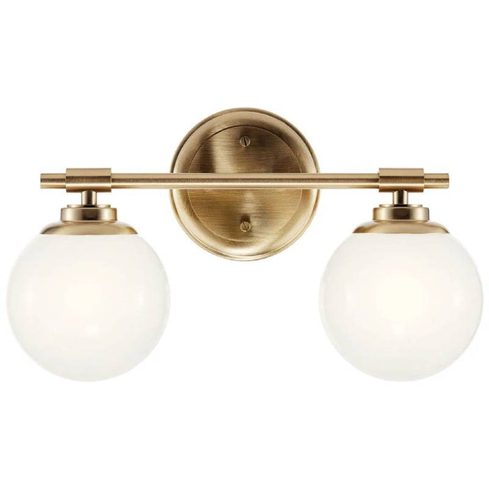 Kichler 55171 Benno 2-lt 15" Vanity Light-Champagne Bronze