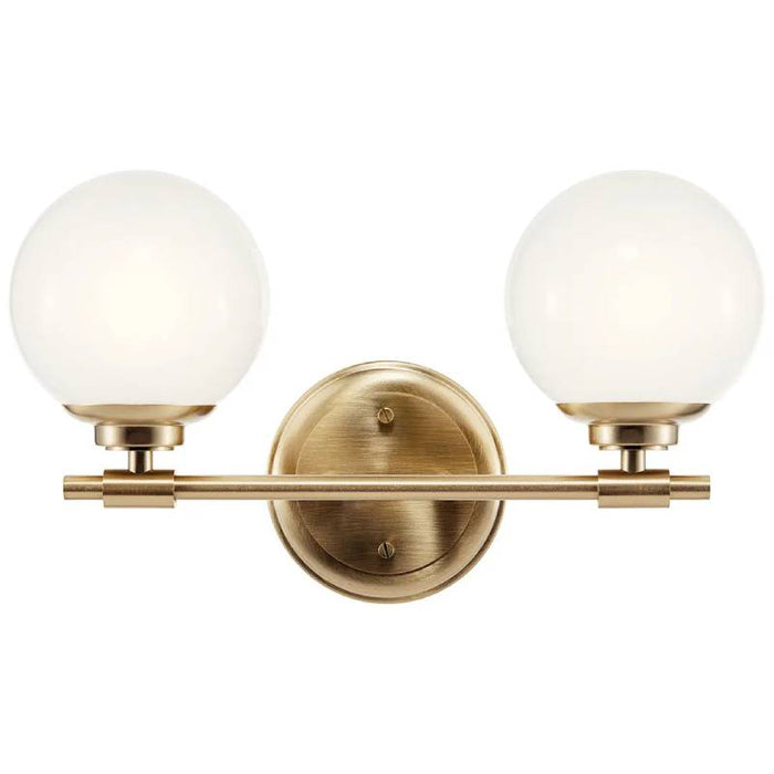 Kichler 55171 Benno 2-lt 15" Vanity Light-Champagne Bronze