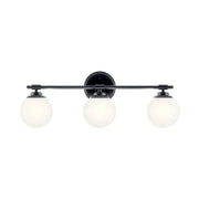 Kichler 55172 Benno 3-lt 25" Vanity Light-Black