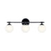 Kichler 55172 Benno 3-lt 25" Vanity Light-Black
