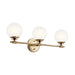 Kichler 55172 Benno 3-lt 25" Vanity Light-Champagne Bronze