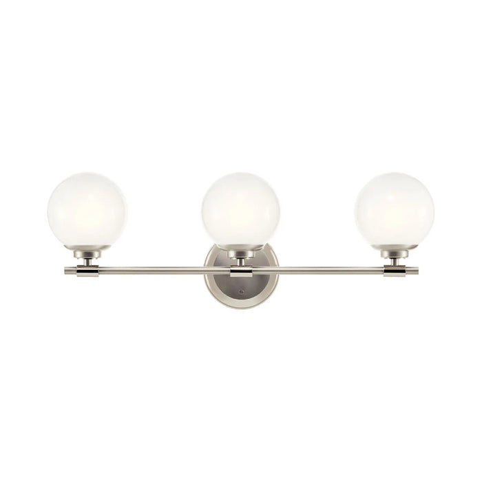 Kichler 55172 Benno 3-lt 25" Vanity Light-Polished Nickel