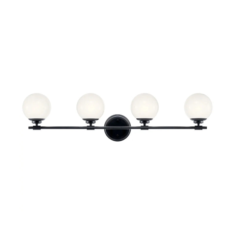 Kichler 55173 Benno 4-lt 34" Vanity Light - Black