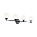 Kichler 55173 Benno 4-lt 34" Vanity Light - Black
