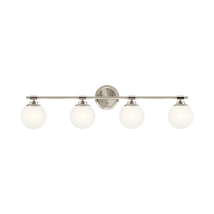 Kichler 55173 Benno 4-lt 34" Vanity Light - Polished Nickel/Brushed Nickel