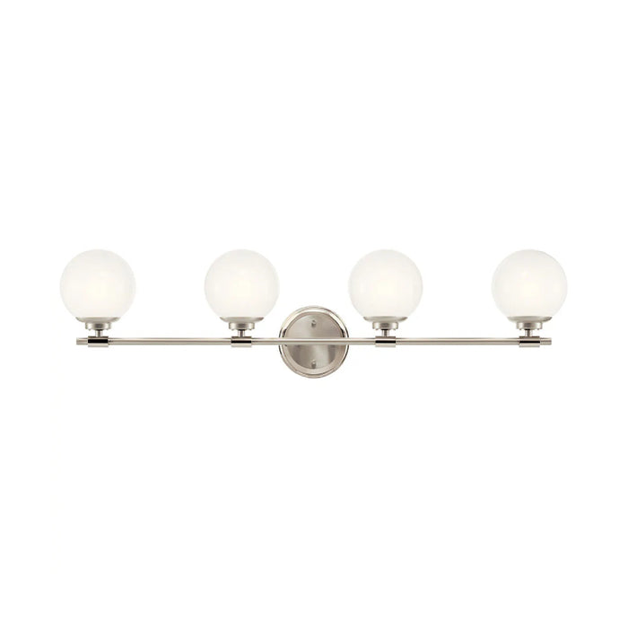 Kichler 55173 Benno 4-lt 34" Vanity Light - Polished Nickel/Brushed Nickel