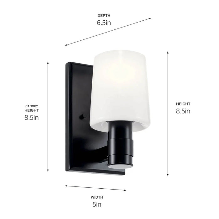 Kichler 55174 Adani 1-lt 9" Tall Wall Sconce