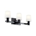 Kichler 55176 Adani 3-lt 24" Vanity Light-Black