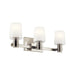 Kichler 55176 Adani 3-lt 24" Vanity Light-Brushed Nickel