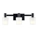 Kichler 55176 Adani 3-lt 24" Vanity Light-Black