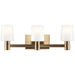 Kichler 55176 Adani 3-lt 24" Vanity Light-Champagne Bronze
