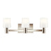Kichler 55176 Adani 3-lt 24" Vanity Light-Polished Nickel