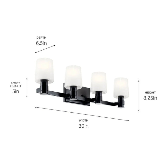 Kichler 55177 Adani 4-lt 30" Vanity Light