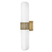 Hinkley 55182 Cotes 2-lt 21" Tall LED Wall Sconce - Lacquered Brass