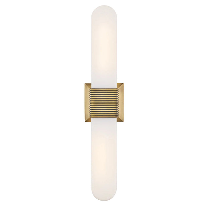 Hinkley 55182 Cotes 2-lt 21" Tall LED Wall Sconce - Lacquered Brass