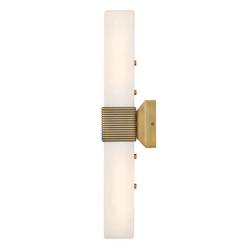 Hinkley 55182 Cotes 2-lt 21" Tall LED Wall Sconce - Lacquered Brass
