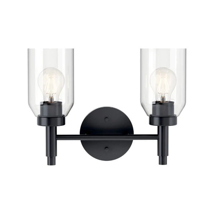 Kichler 55184 Madden 2-lt 14" Vanity Light-Black