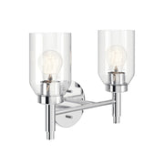 Kichler 55184 Madden 2-lt 14" Vanity Light-Chrome