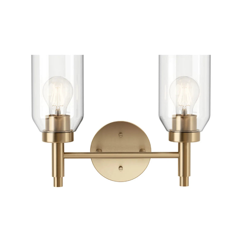 Kichler 55184 Madden 2-lt 14" Vanity Light-Champagne Bronze