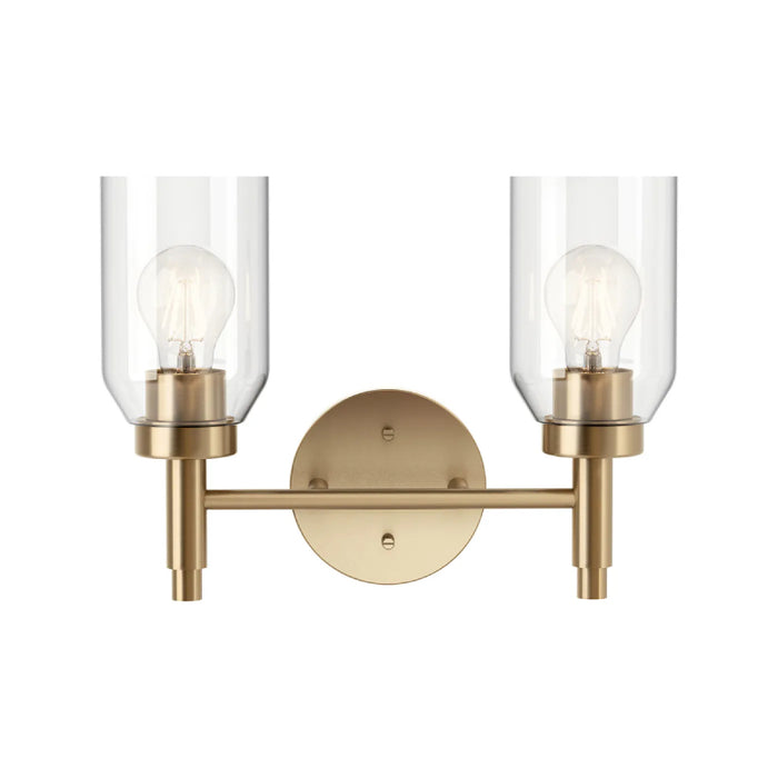 Kichler 55184 Madden 2-lt 14" Vanity Light-Champagne Bronze