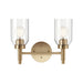 Kichler 55184 Madden 2-lt 14" Vanity Light-Champagne Bronze