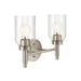 Kichler 55184 Madden 2-lt 14" Vanity Light-Brushed Nickel