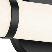 Kichler 55187 Rosh 1-lt 18" LED Vanity Light, 5 CCT Selectable - Black