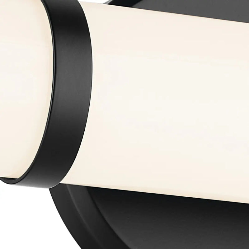 Kichler 55187 Rosh 1-lt 18" LED Vanity Light, 5 CCT Selectable - Black