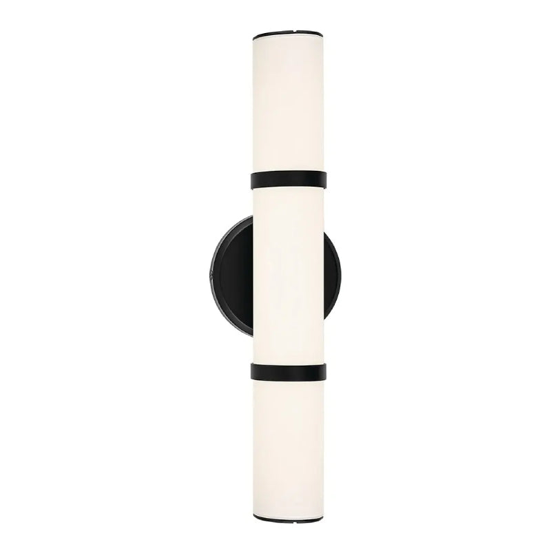 Kichler 55187 Rosh 1-lt 18" LED Vanity Light, 5 CCT Selectable - Black