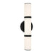 Kichler 55187 Rosh 1-lt 18" LED Vanity Light, 5 CCT Selectable - Black