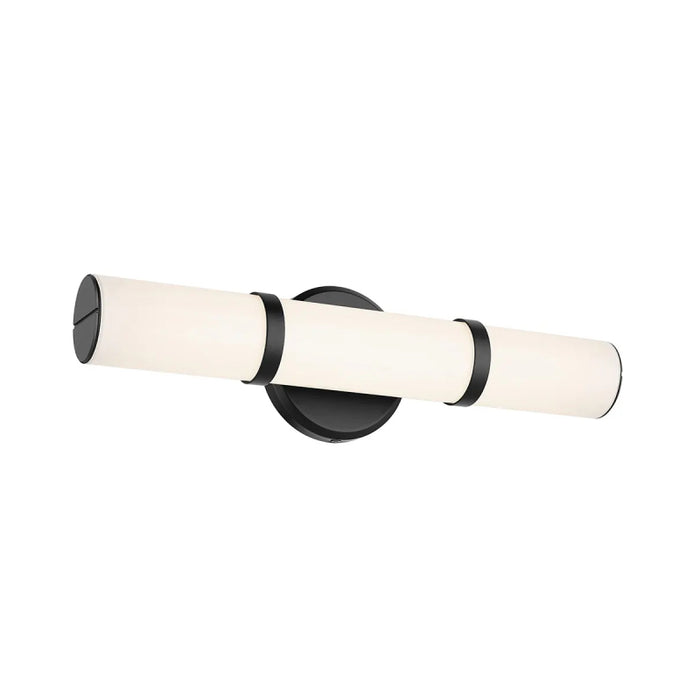 Kichler 55187 Rosh 1-lt 18" LED Vanity Light, 5 CCT Selectable - Black