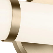 Kichler 55187 Rosh 1-lt 18" LED Vanity Light, 5 CCT Selectable - Champagne Bronze