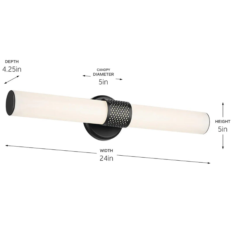 Kichler 55192 Sashi 1-lt 24" LED Vanity Light, 5 CCT Selectable