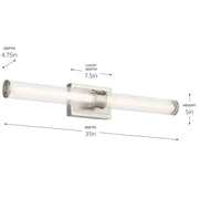 Kichler 55197 Laurene 1-lt 31" LED Vanity Light