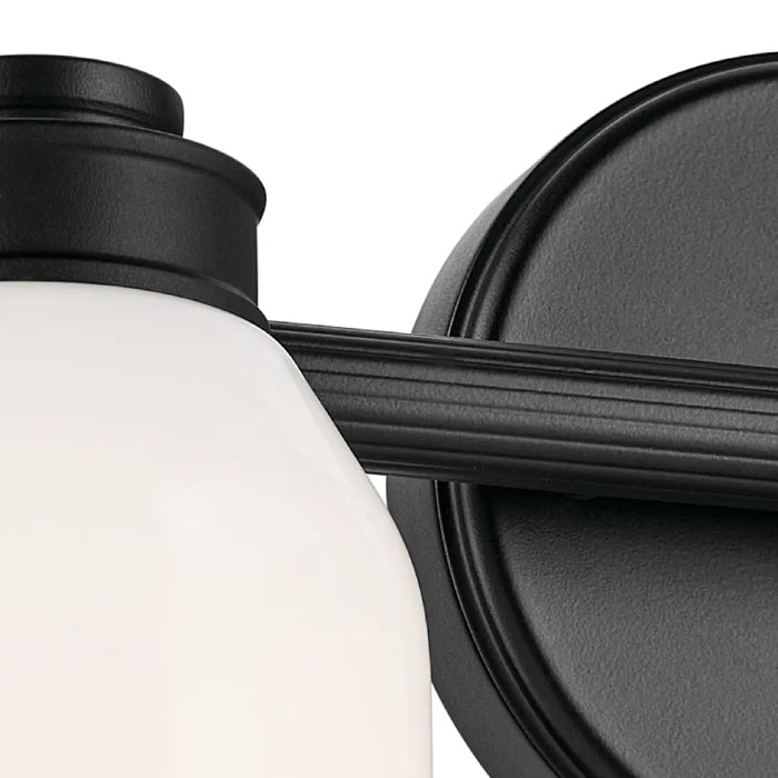 Kichler 55201 Shae 2-lt 15" Vanity Light - Black