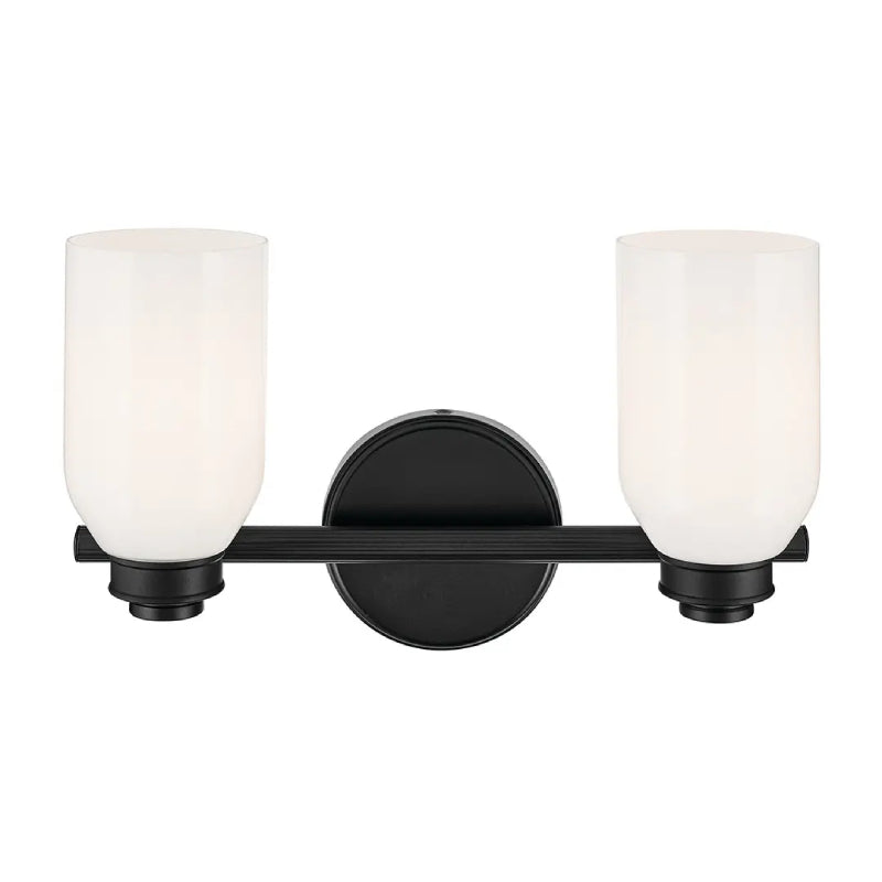 Kichler 55201 Shae 2-lt 15" Vanity Light - Black