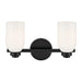 Kichler 55201 Shae 2-lt 15" Vanity Light - Black