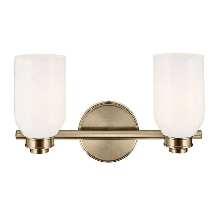 Kichler 55201 Shae 2-lt 15" Vanity Light - Champagne Bronze