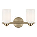 Kichler 55201 Shae 2-lt 15" Vanity Light - Champagne Bronze