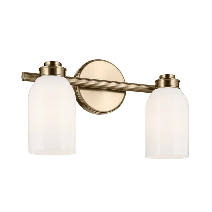 Kichler 55201 Shae 2-lt 15" Vanity Light - Champagne Bronze