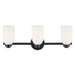 Kichler 55202 Shae 3-lt 24" Vanity Light - Black